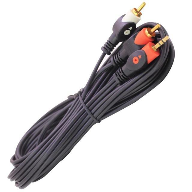 PM-1943 2RCA - 3.5Mm Stereo 5 Metre Erkek Kablo