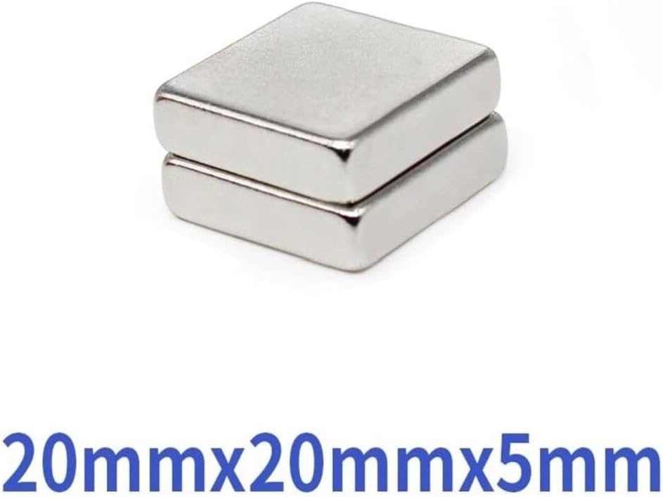 Kare Neodyum Mıknatıs Magnet Çap: 20x20x5 mm - 1 adet