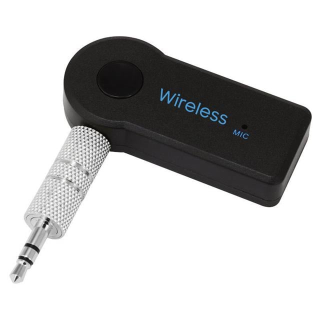 PM-12767 Mikrofonlu Bluetooth Ses Alıcı Araç ve Hoparlör İçin Aux Girişli Kablosuz Dönüştürücü Kiti