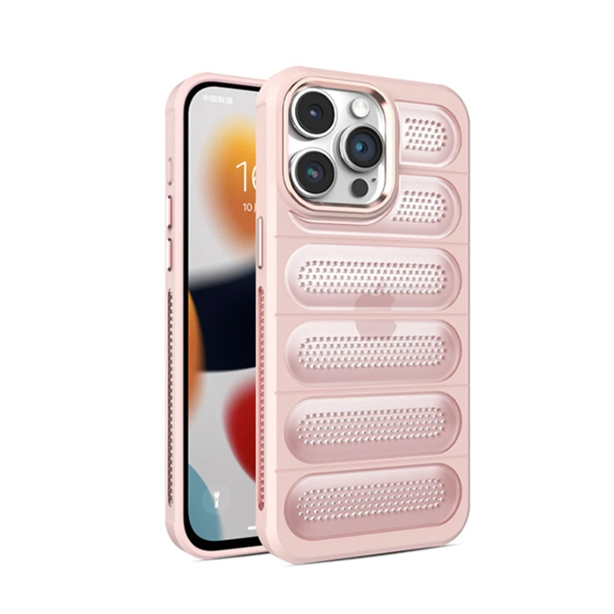 Apple iPhone 15 Pro Kılıf Airmax Silikon Kapak - Pembe