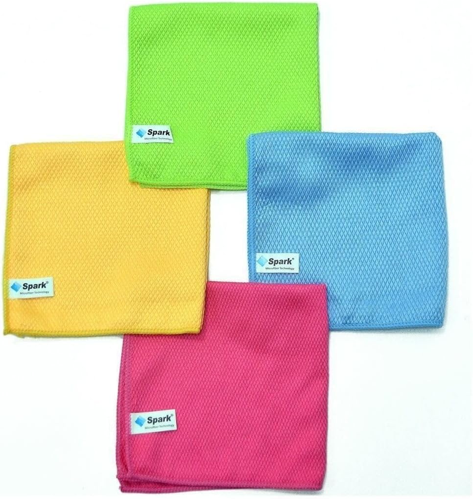 (8 Adet) 2309 Mikrofiber Cam Temizlik Bezi 40X40 Cm. Unisex,255