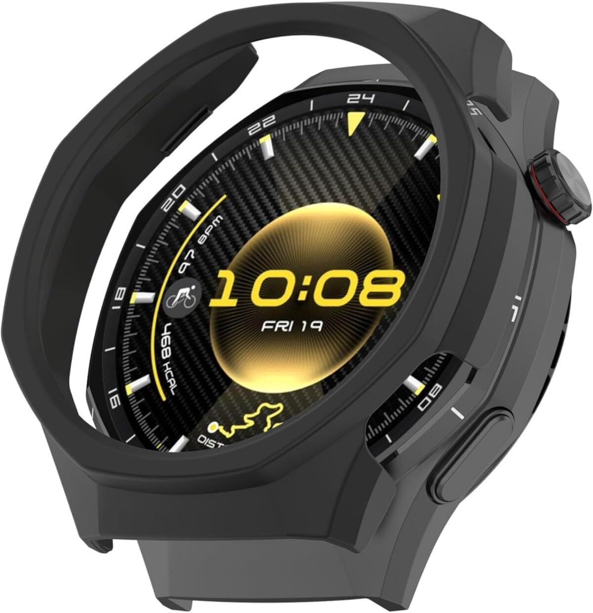 Huawei ile uyumlu Watch GT 6 Pro 46mm Ekran Koruyucu Yazısız Watch - Siyah
