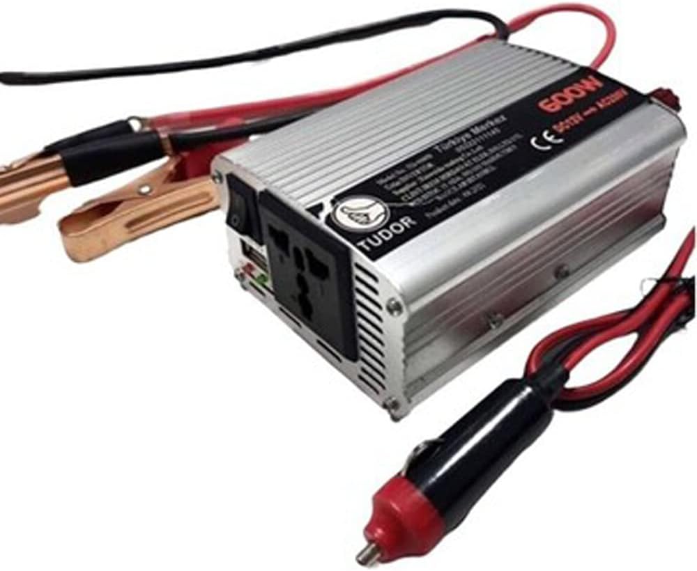 Teknomax 600W inverter Dönüştürücü Araç İçi Fiş Dönüştürücü 1410