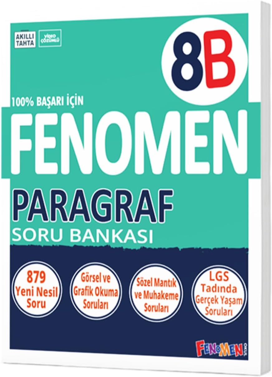 8. Sınıf Fenomen Paragraf Soru Bankası