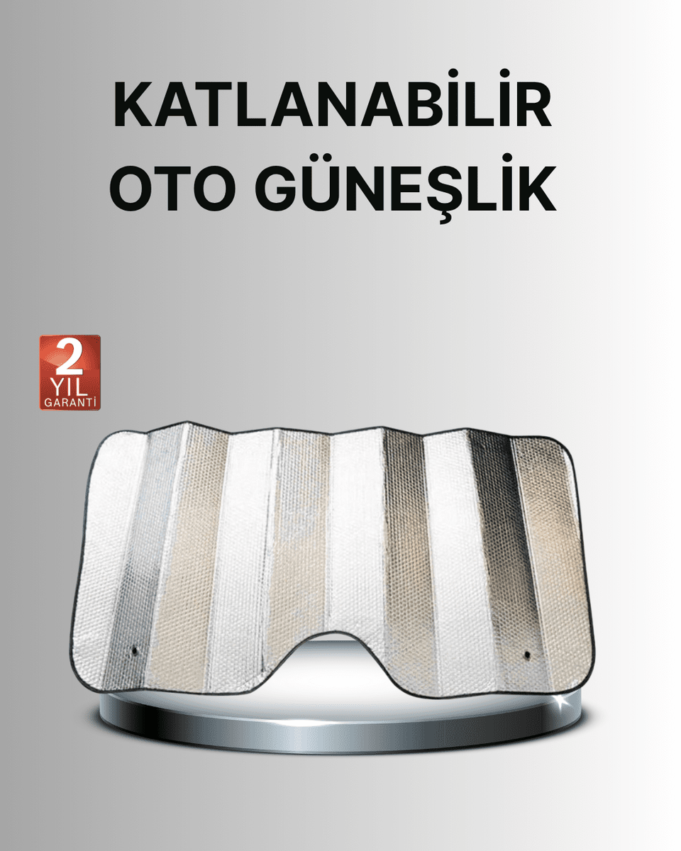 Katlanabilir Araba Güneşliği – UV Işınlarına Karşı Maksimum Koruma