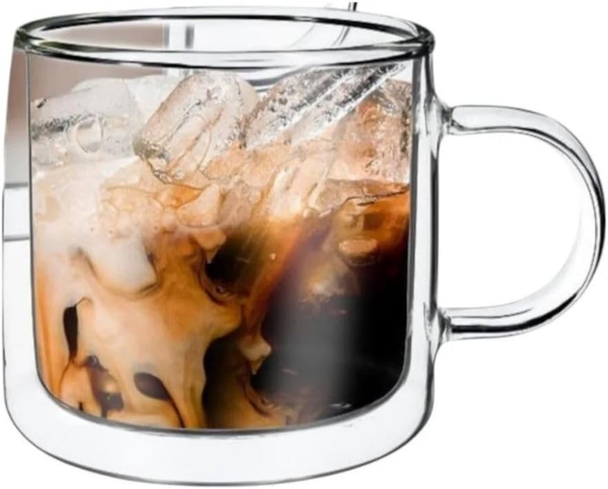 Çift Cidarlı Kahve, Latte, Su Bardağı, 250 ML, Cam Kupa, 1 Adet - 12128