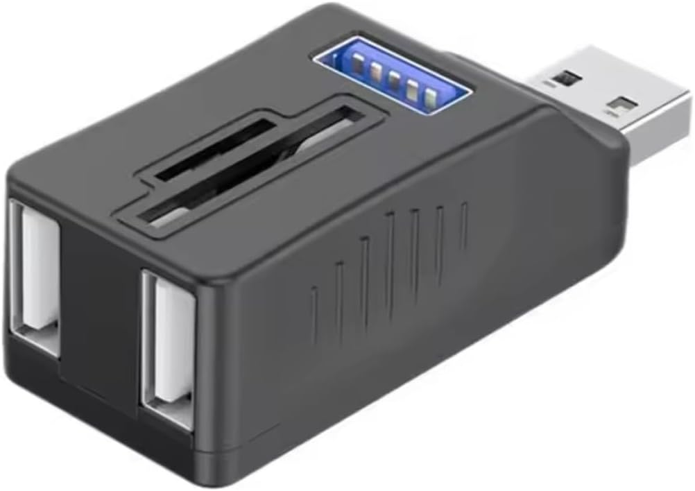 8060 USB 3.0 Hub 5 Port Çoklayıcı Sd Tf Micro Sd Mmc Kart Okuyucu Splitter Çevirici