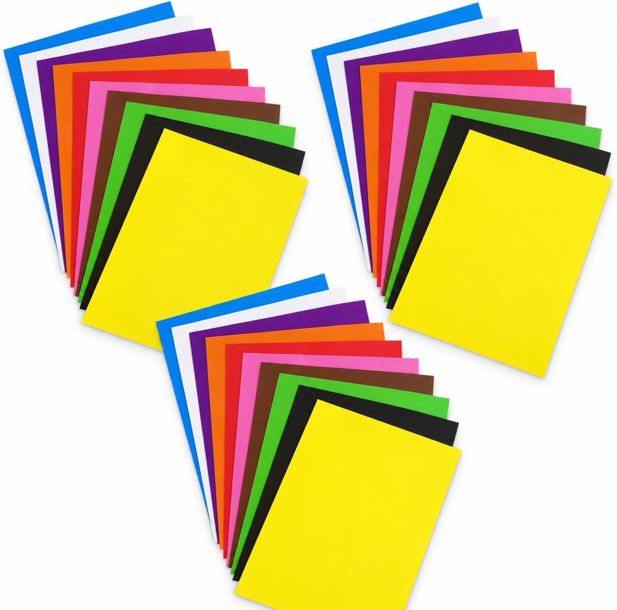 30 Adet A4 Renkli Elişi Kağıdı – 10 Farklı Canlı Renk, Her Renkten 3 Adet – 21 x 29,7 cm 80 gr – Kesme, Katlama, Hobi, Okul ve Sanat Etkinlikleri İçin