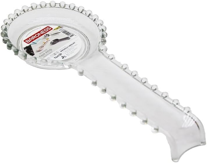 ŞEFFAF - PLASTİK BONCUKLU KEPÇE KAŞIK ÇIRPICI ALTLIK (5264)