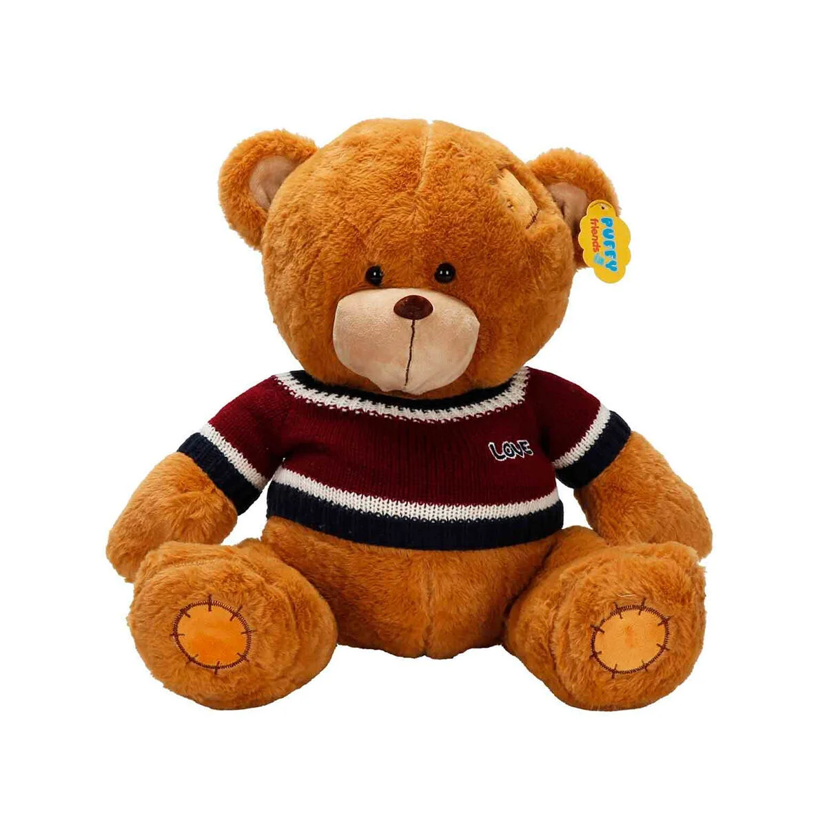 2001008 Sun-sabc-jnh-pff-sk Peluş Ayı Oturan Kazaklı 42 Cm 2R