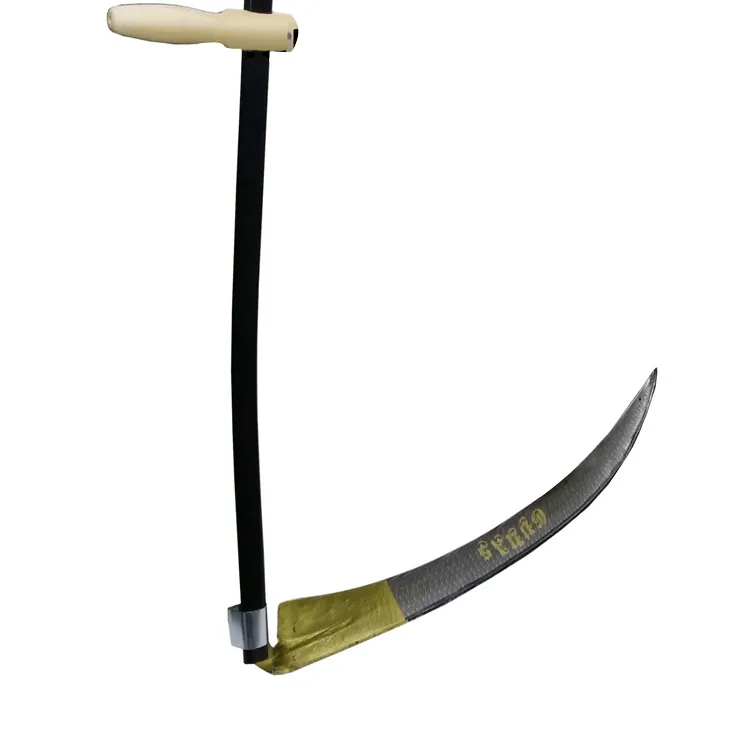 Komple Tırpan - Metal Saplı 6 Parça Set - Ahşap Elcik 60 cm