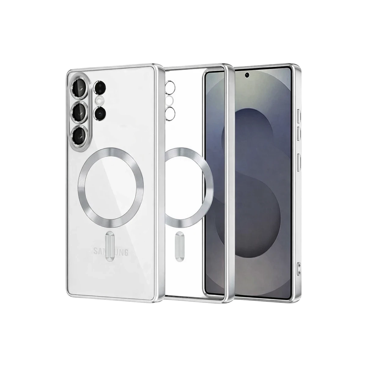 Samsung Galaxy S26 Ultra Kross Magneticsafe Kapak - Gümüş