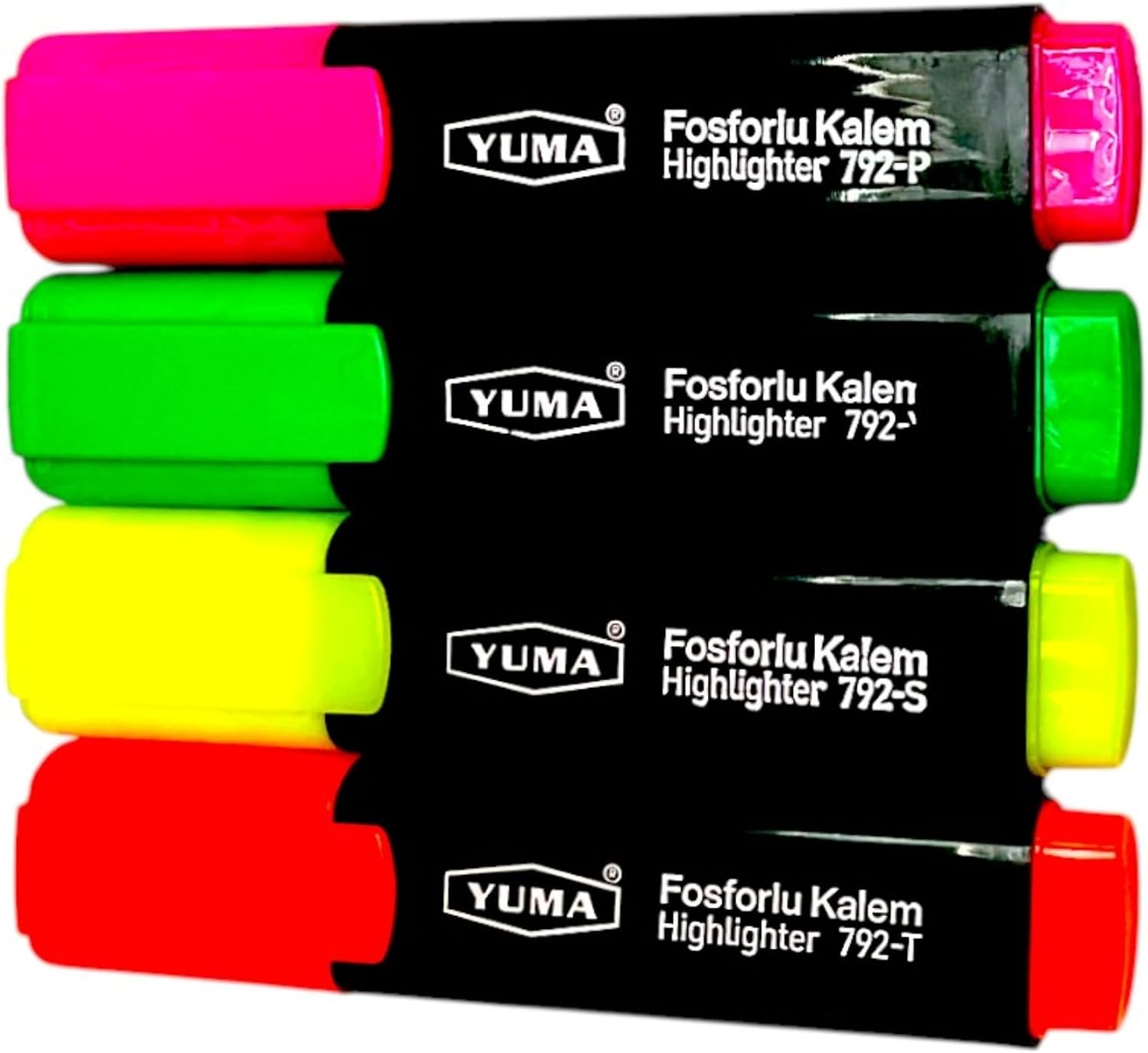 FEYZA YAPI Fosforlu Blisterli Kalem 4 Lü Ym-792-4