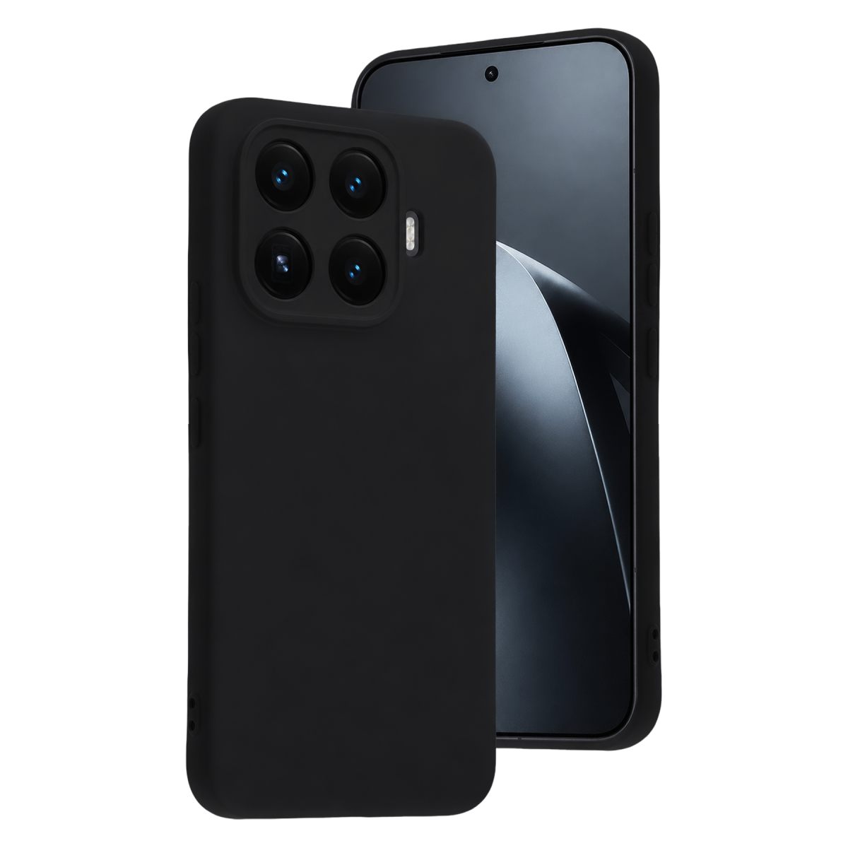 Xiaomi Mi 17T Nano içi Kadife Silikon - Siyah