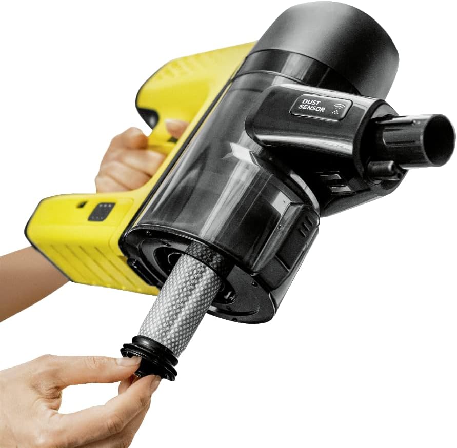 VC 4 Cordless myHome, VC 6 Cordless ourFamily ve VC 7 Cordless yourMax akülü elektrikli süpürge için orijinal hava giriş filtresi, antrasit