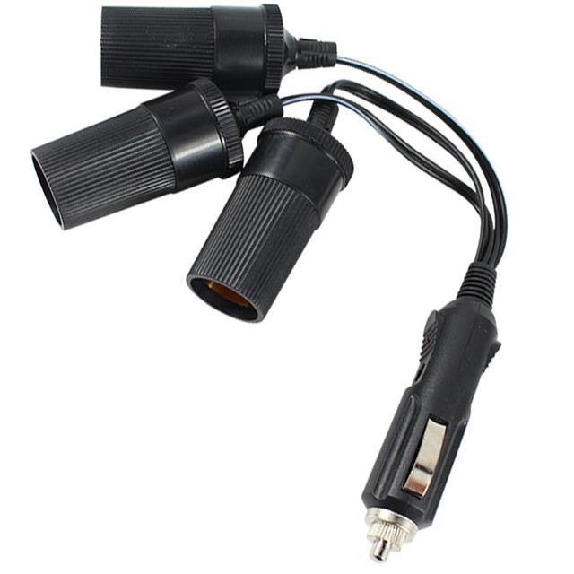 PM-2163 3’lü Araç Çakmaklık Çoğaltıcı 12V/24V Esnek Oto Çoklu Priz