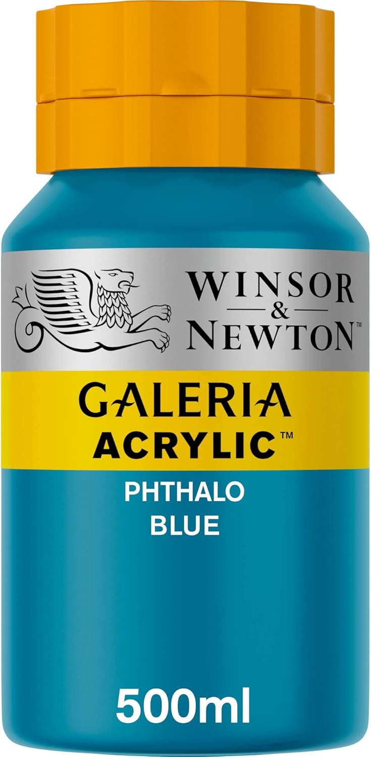 Winsor&Newton Galeria Akrilik Boya, 500ml, Phthalo Blue 516