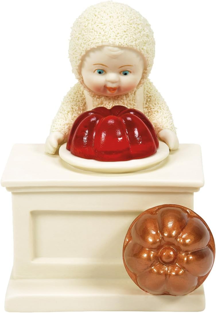 Snowbabies Noel Jübile Ailesi Favori Jelatin Kalıp Figürü, 10,9 cm, Çok Renkli