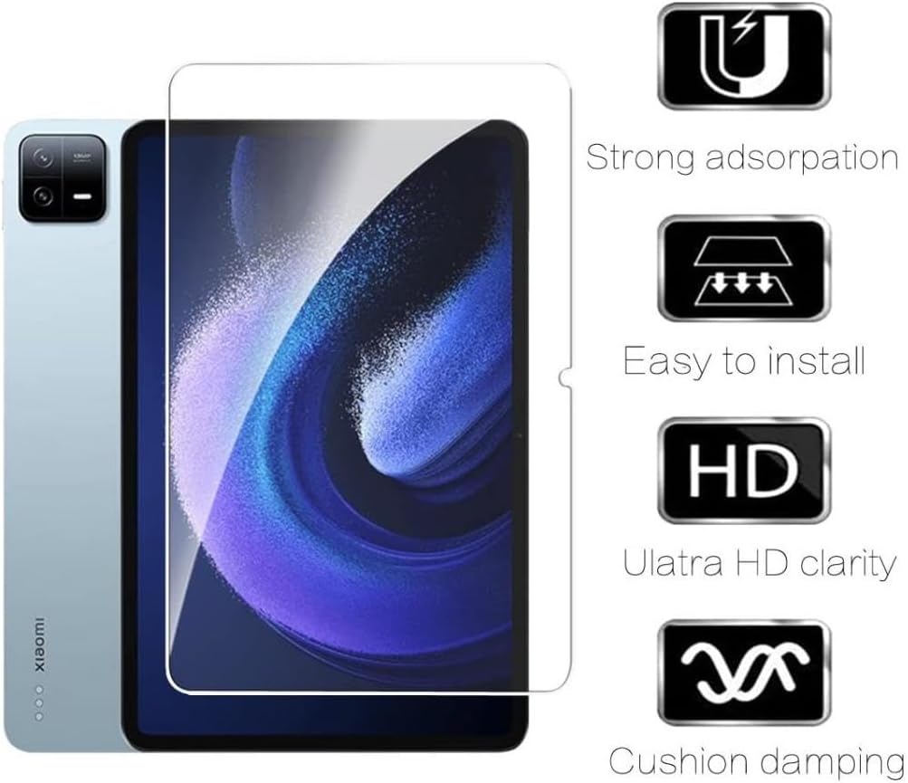 Xiaomi Pad 6 11 İnç İle Uyumlu Ekran Koruyucu 9h Temperli Kırılmaz Esnek Nano Cam, Çizilmeye Ve Darbeye Dayanıklı Koruma, Hd Şeffaf