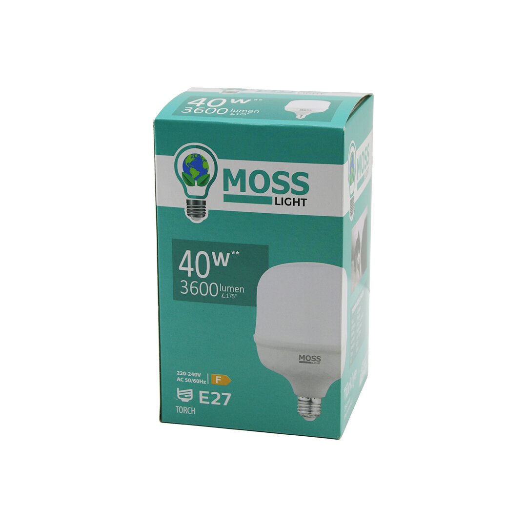 40W TORCH LED AMPUL PLASTİK E27 3600LUMEN L175° 5000 SAAT ÖMÜR IP20 185-265V AC MS-3098