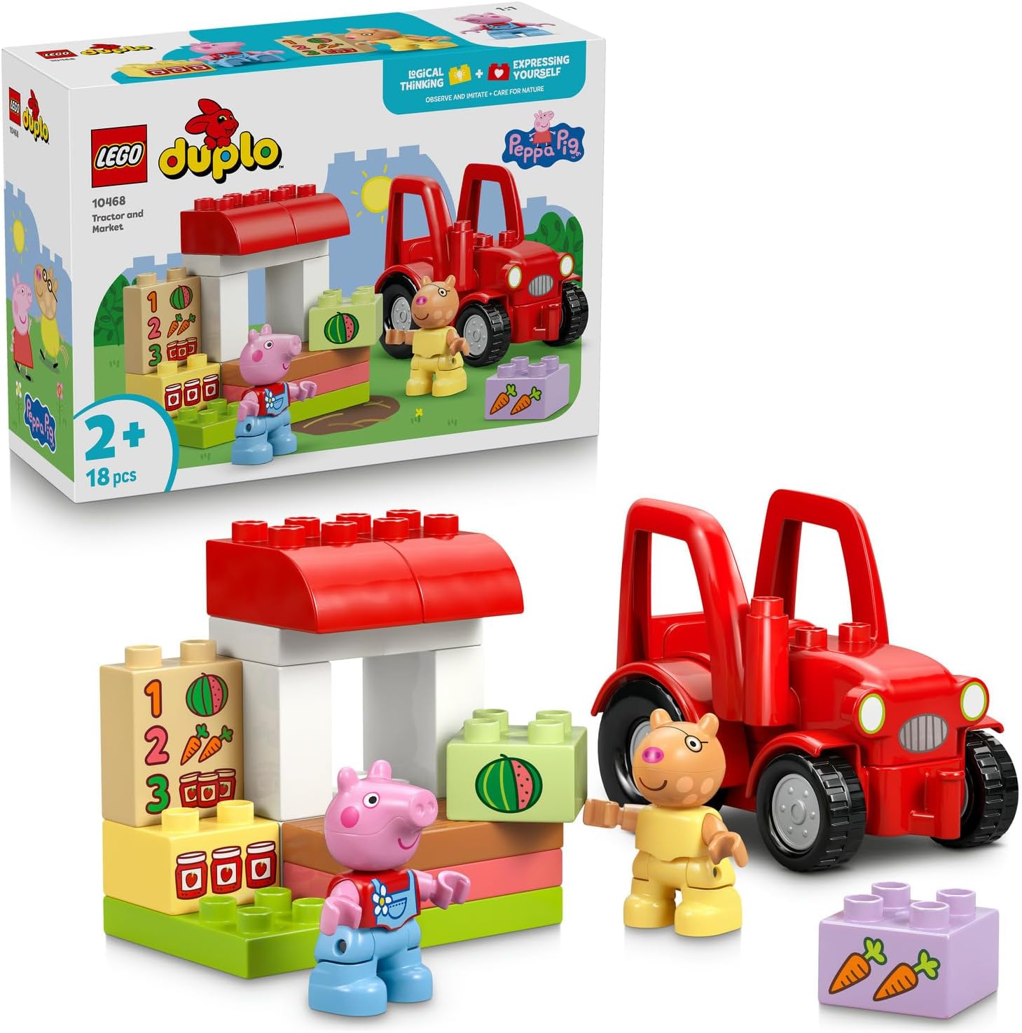 DUPLO Peppa Pig Traktör ve Pazar 10468