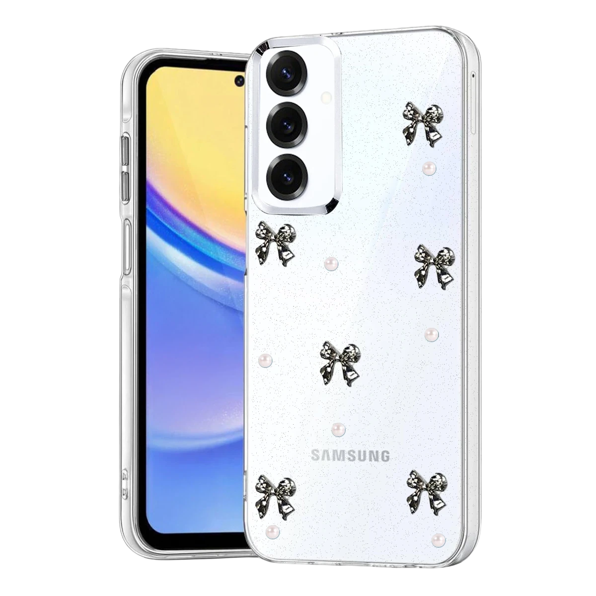 Samsung Galaxy S25 Fiyonk Desenli Kapak - Desen 8