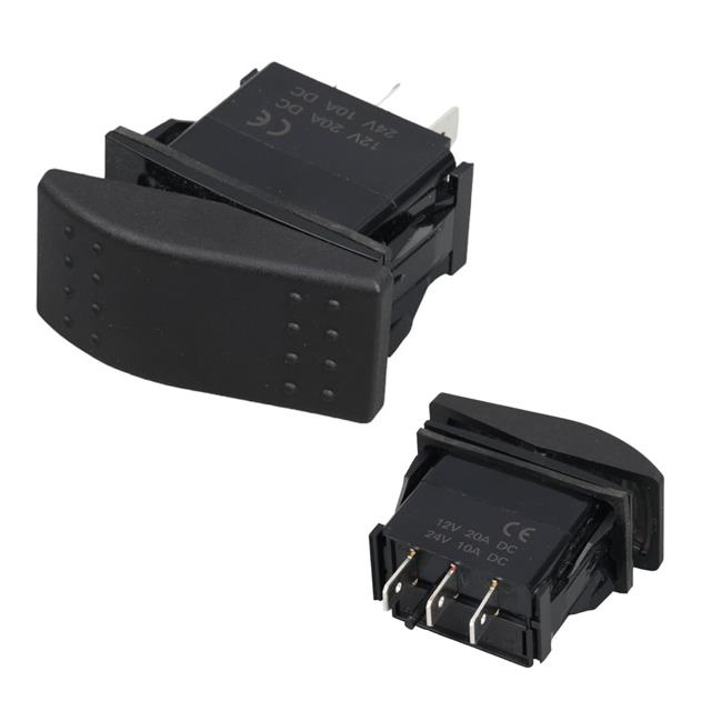 Sembolsüz Işıksız 3 Pinli On-Off 12-24V Marin Switch