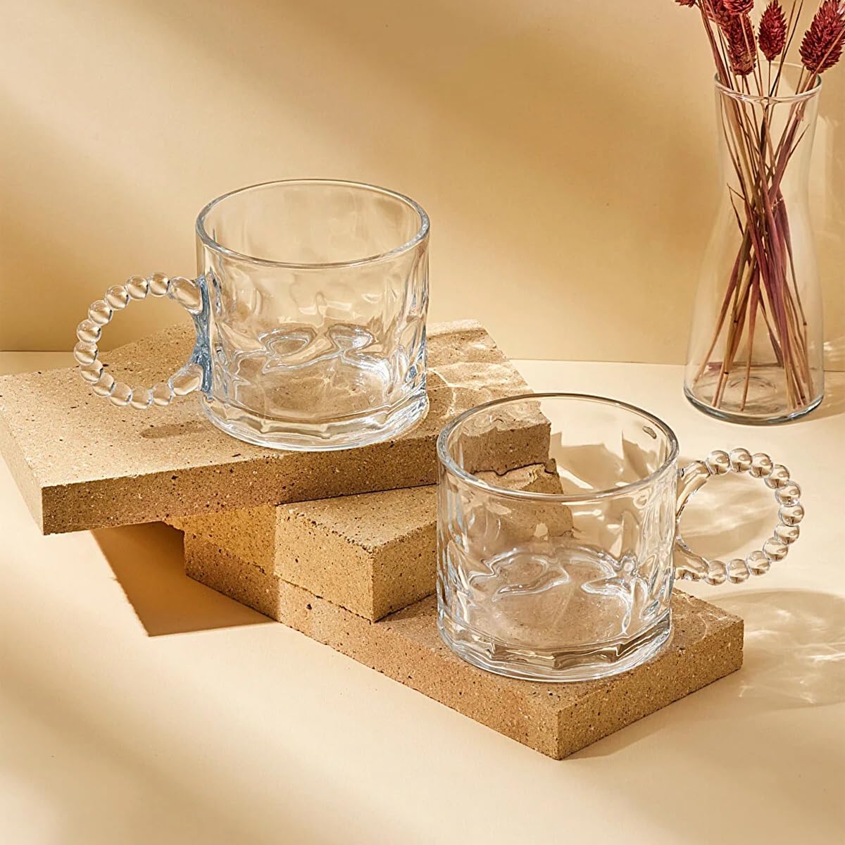 Ringo Stone 2'li Cam Kupa 325 ml