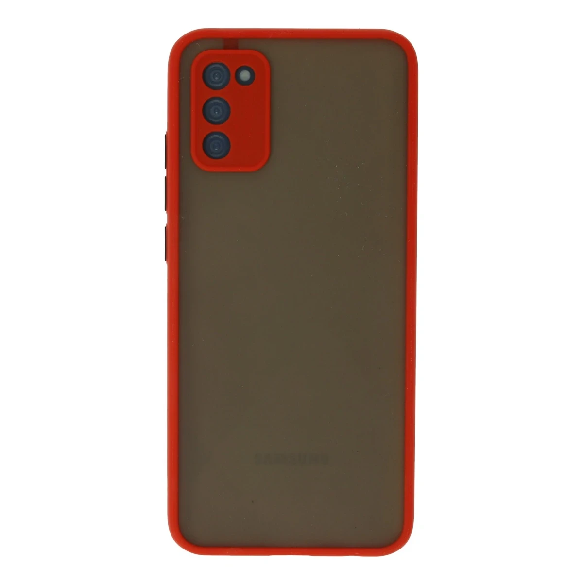 Samsung Galaxy A02S Kılıf Montreal Silikon Kapak - Kırmızı