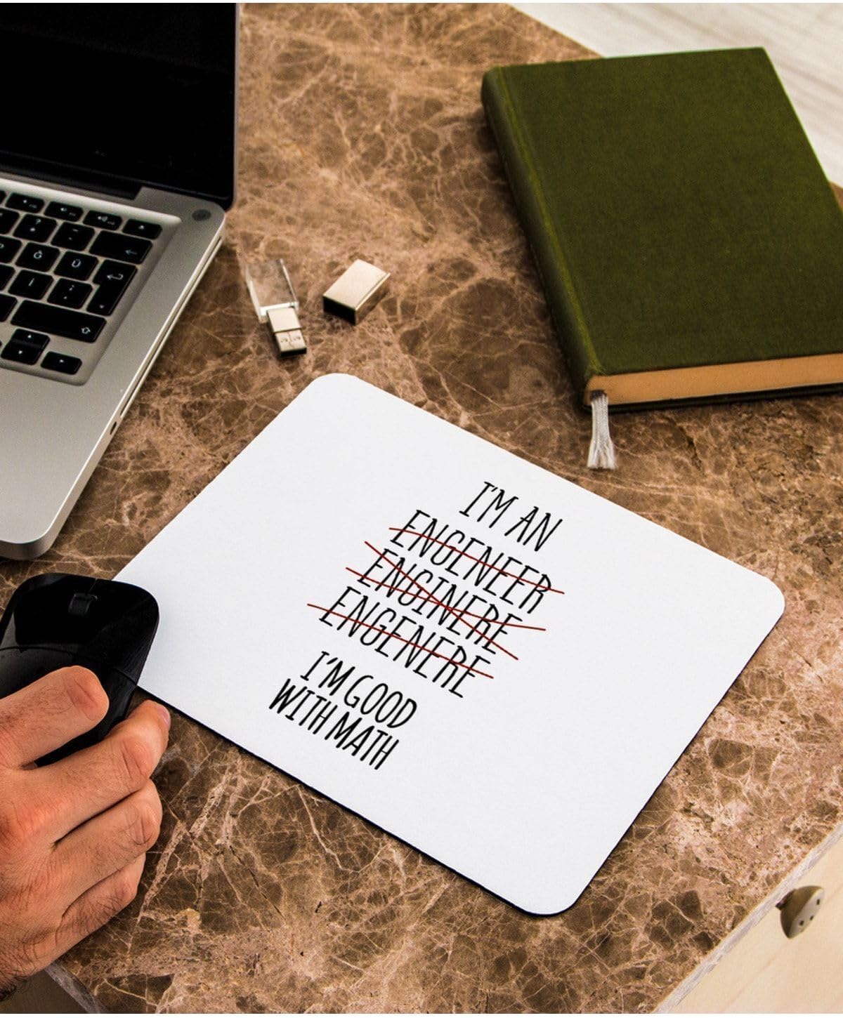 Mühendis Sevgiliye Hediye Engineer Mousepad - Mouse Pad - Fare Altlığı