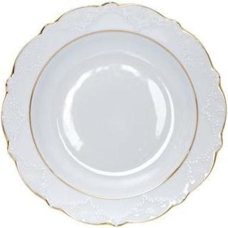 Hazan Altın Yaldız Çukur Tabak 22cm