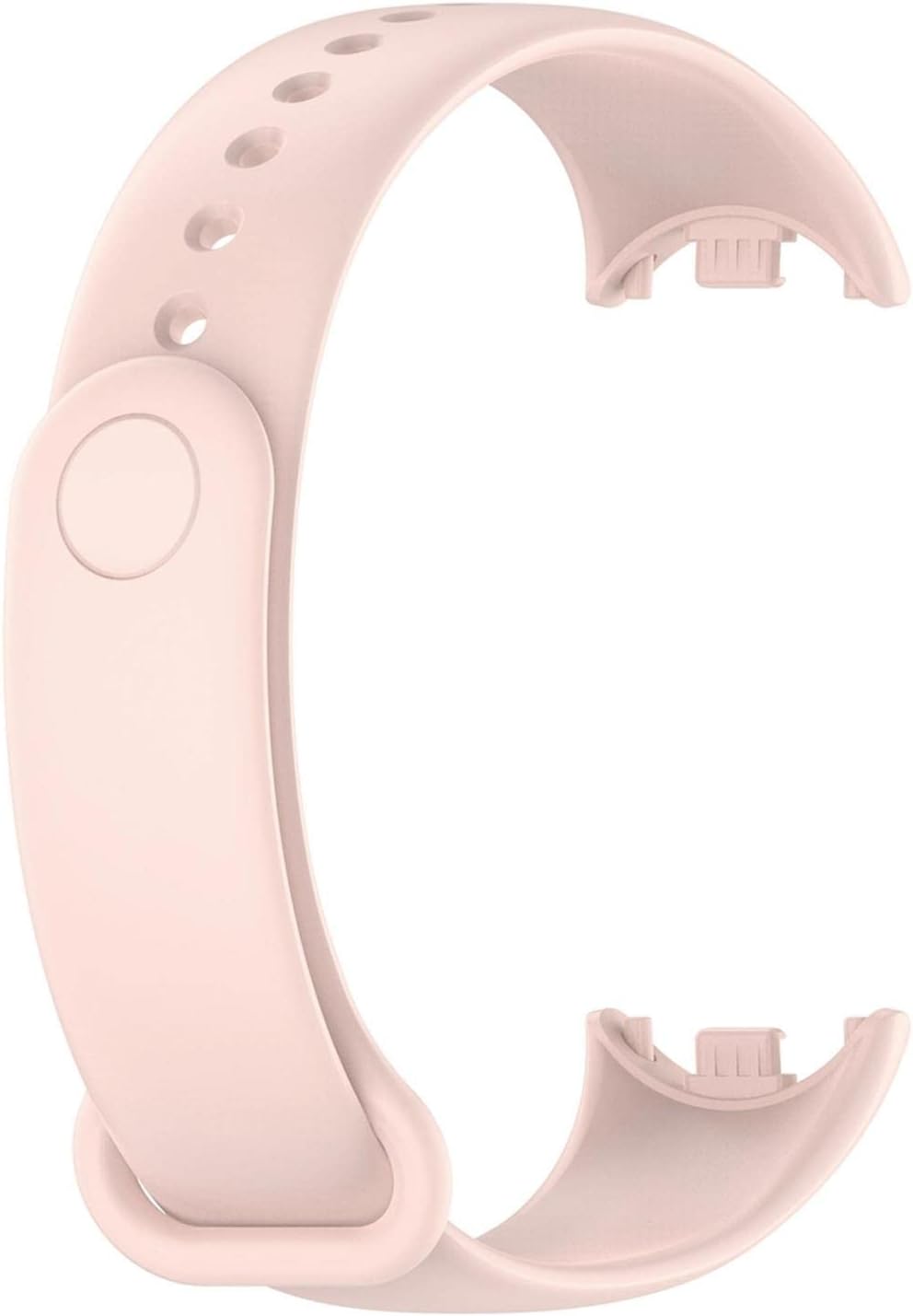 Xiaomi Mi Band 8 için Silikon Kordon Pudra [Mi Band 8 ile Uyumlu Kordon - Pudra]