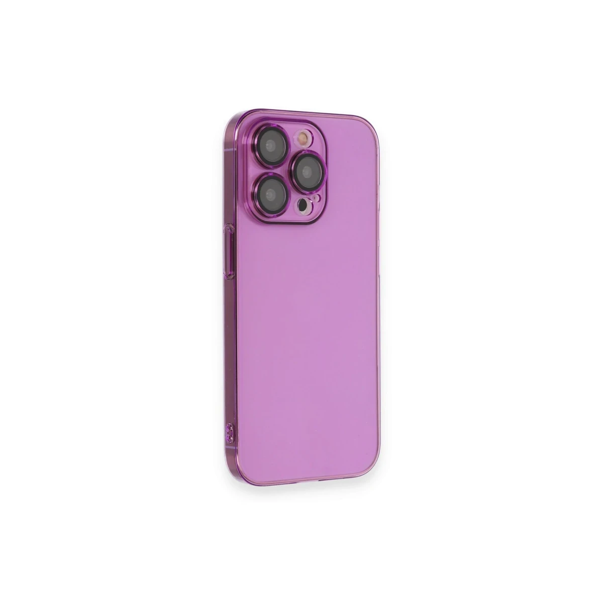 Apple iPhone 13 Pro Kılıf Armada Lensli Kapak - Mor
