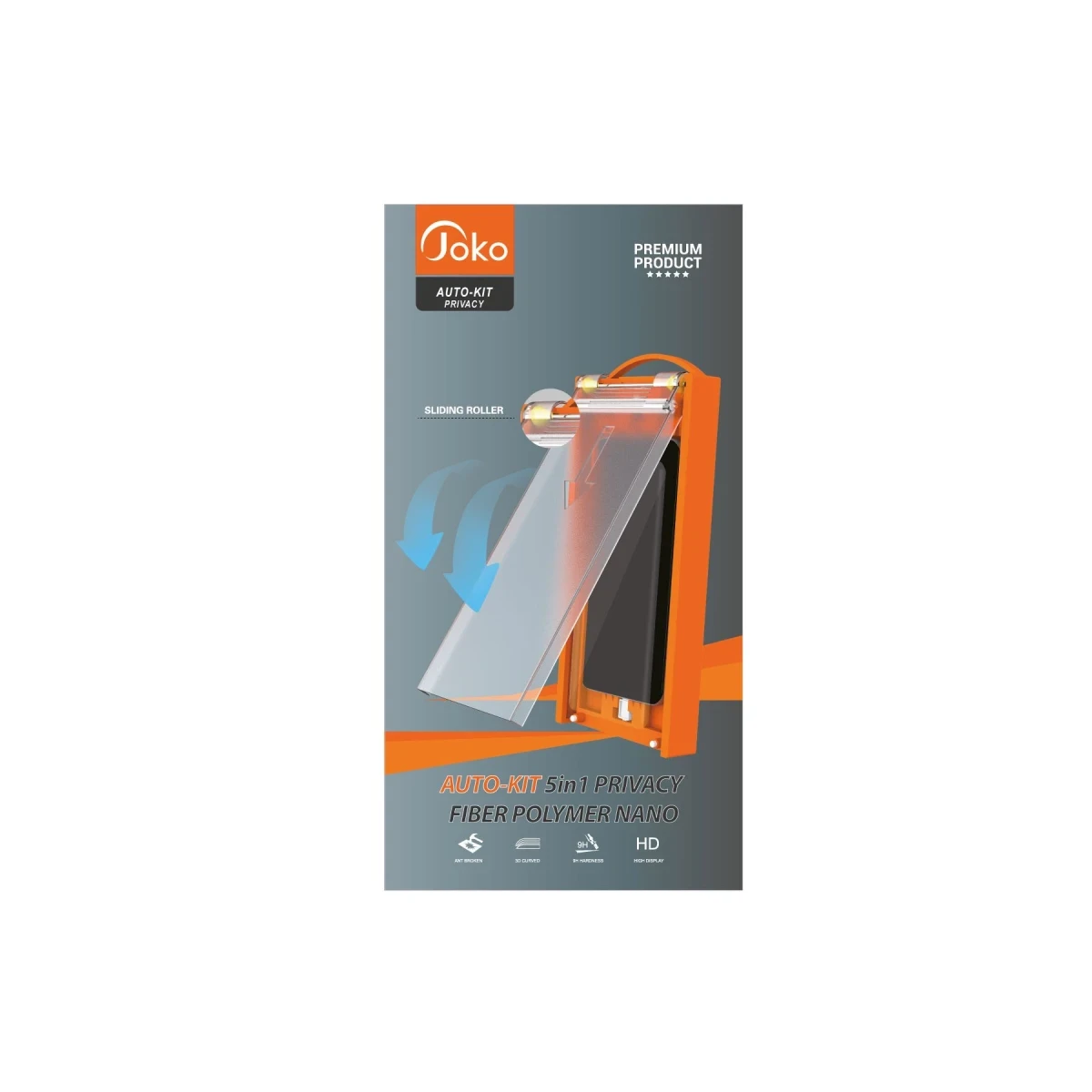 Joko Samsung Galaxy S22 Ultra AutoKit 5in1 Fiber Hayalet Polymer Nano Ekran Koruyucu