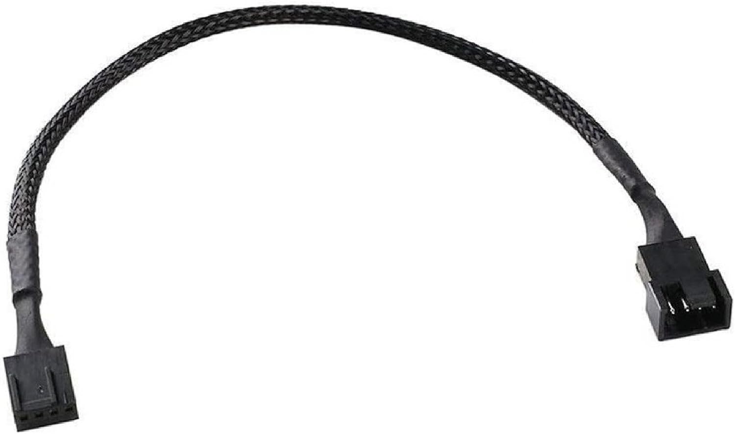0449 Pwm 4 Pin Y Port Dişi Erkek Anakart 30 Cm 24 Awg Bakır 3 MM Fan Uzatma Güç Kablosu.