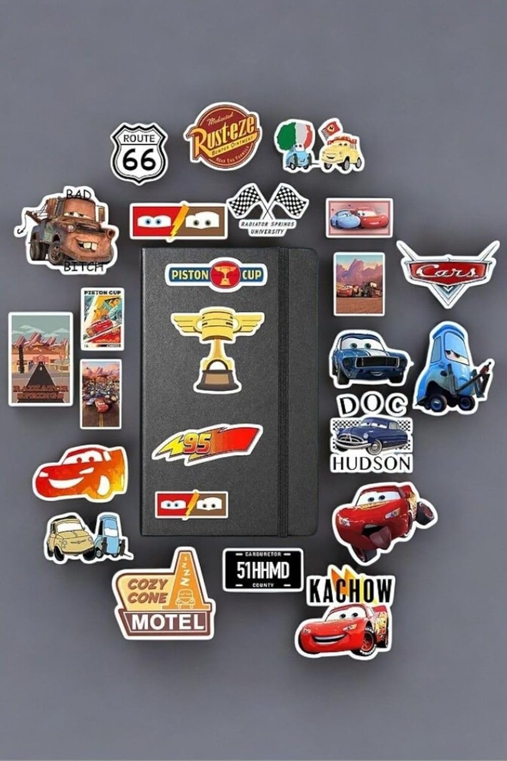 Cars/Arabalar Sticker Paketi/Bullet Journal Defter Çıkartma Ajanda Laptop Etiket