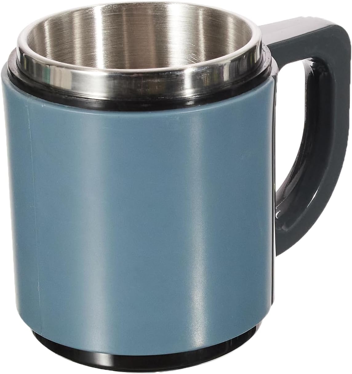 AND430 İçi Çelik Dışı Plastik Kupa Mug, Kırmızı/ Mavi, 500 mg
