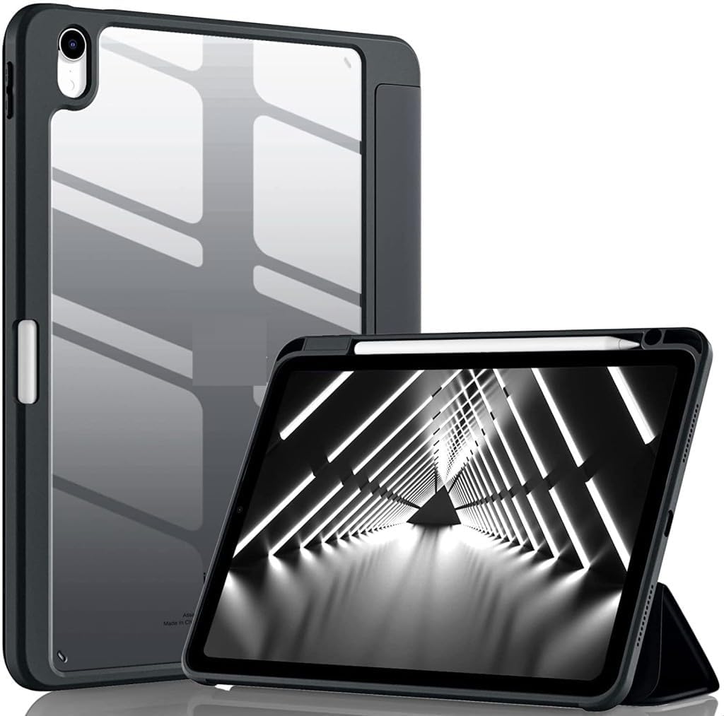 iPad Air 4/5. Nesil 10.9 ile uyumlu Kılıf Grafiti Şeffaf Kalem Bölmeli (10.Nesil Değildir)