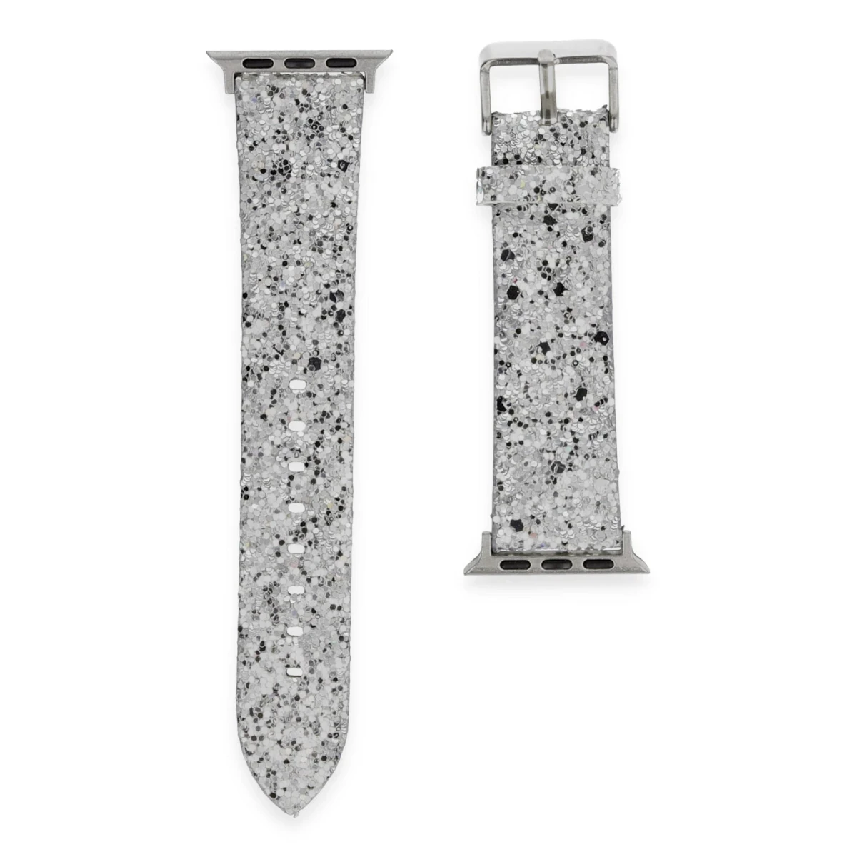 Apple Watch 38mm Starry Taşlı Kordon - Gümüş