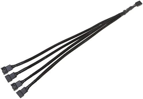 4987 4 Pin Fan Çoklayıcı Y PWM Çoklayıcı Splitter Kablosu 4 Port