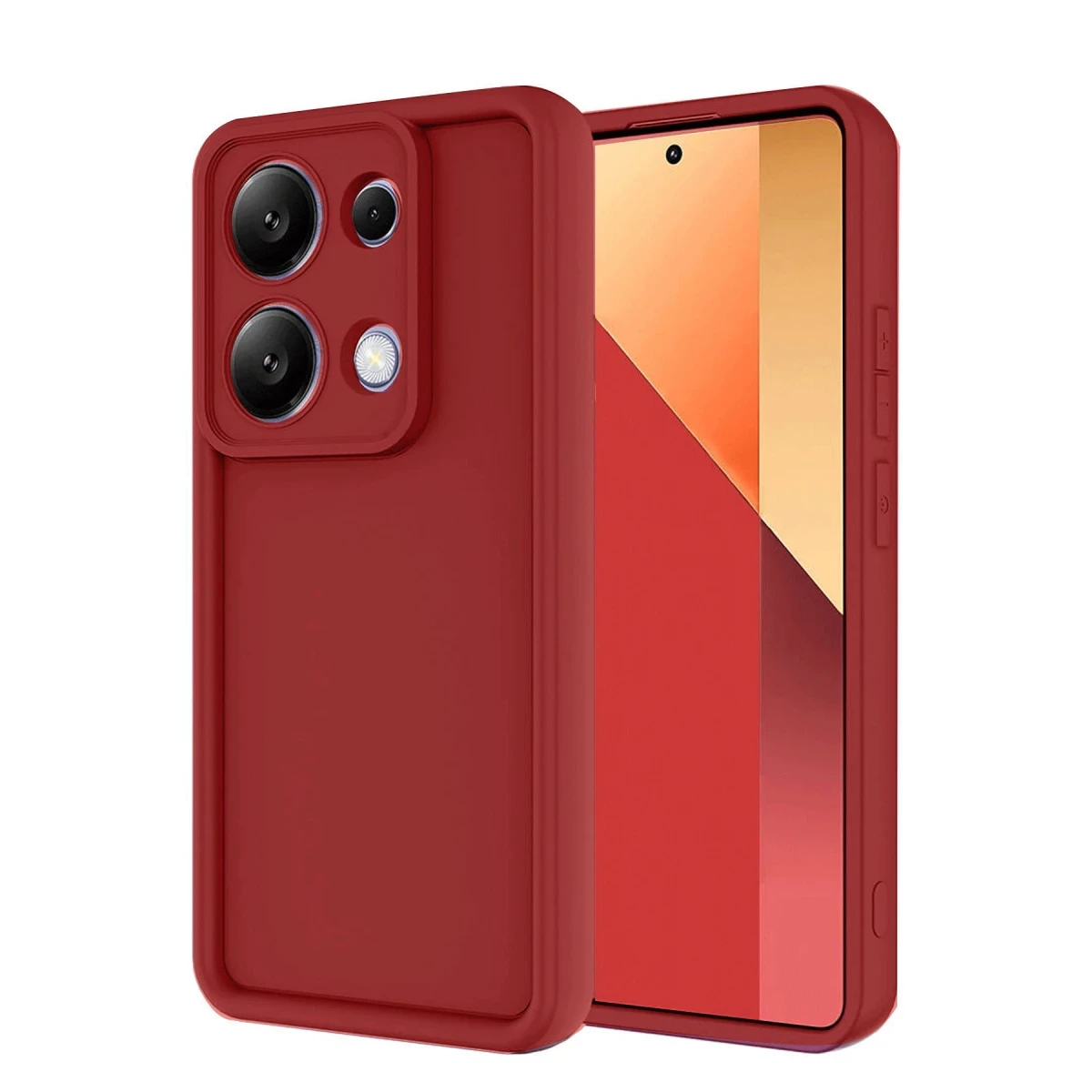 Xiaomi Redmi Note 13 Pro 4G Kılıf Viera Silikon - Kırmızı