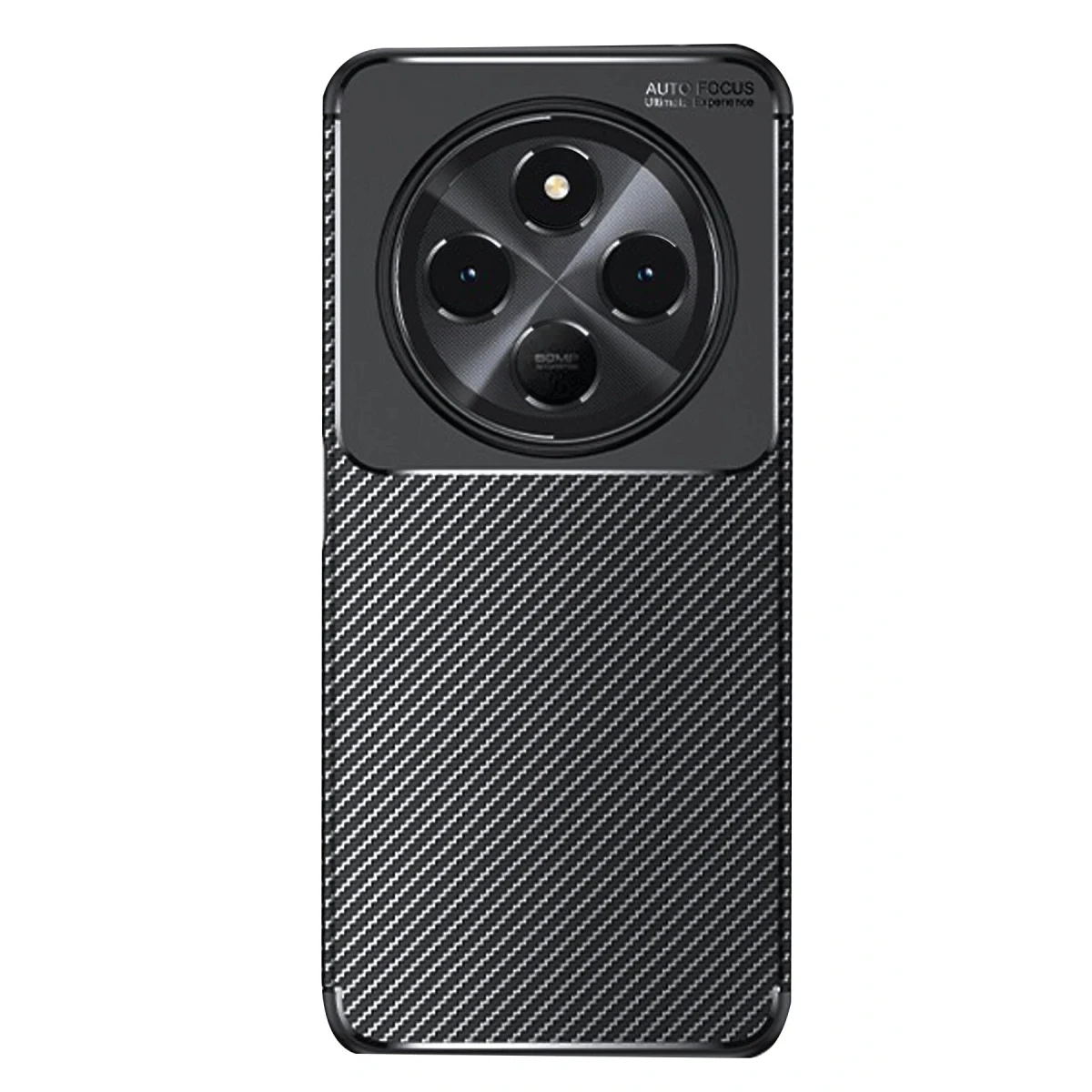 Xiaomi Redmi 14C Kılıf Auto Focus Karbon Kapak - Siyah