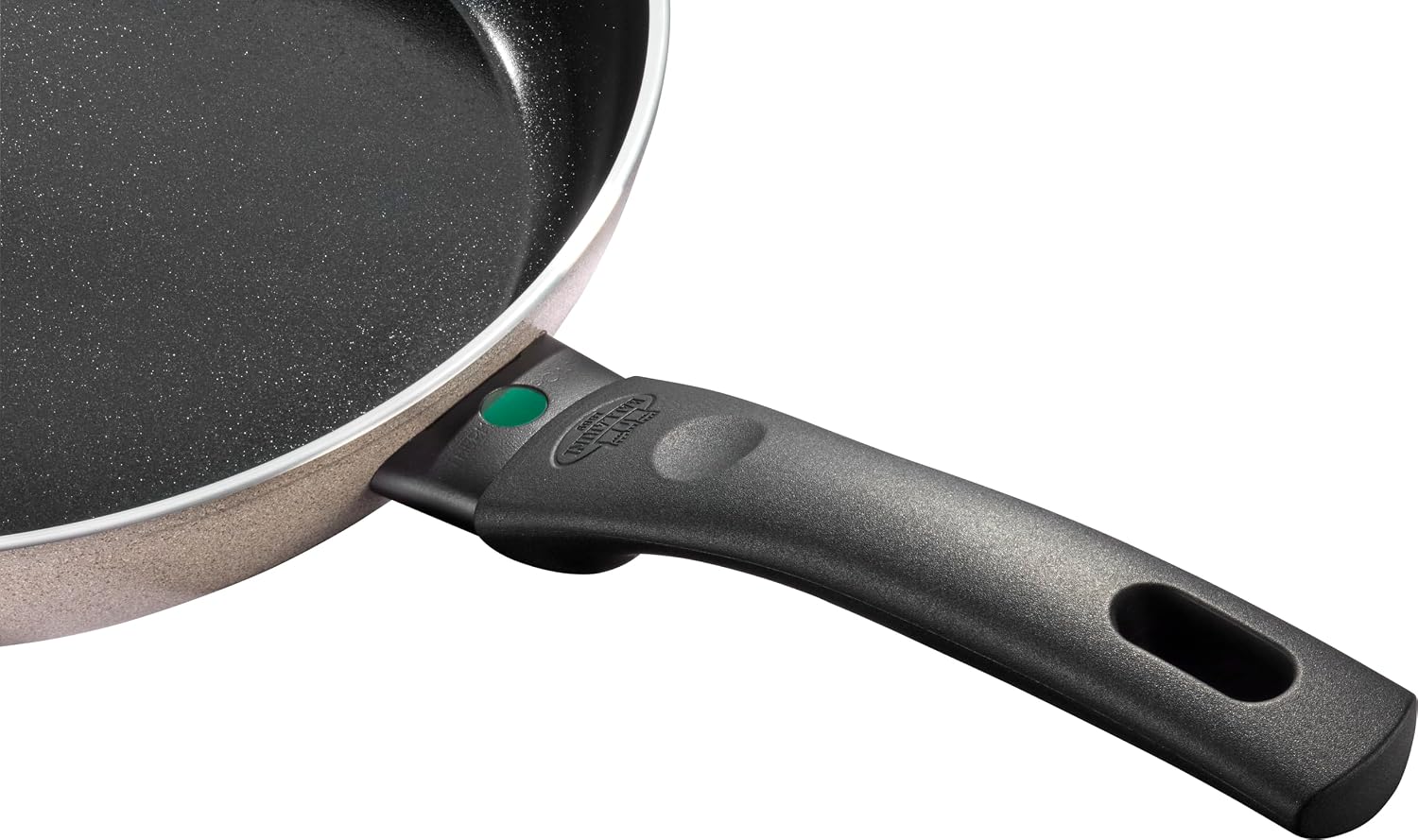 Ledro kızartma tavası, 24 cm, alüminyum, indüksiyonlu ocaklara uygun, seramik yapışmaz kaplama, Thermopoint, İtalya'da üretilmiştir, bej