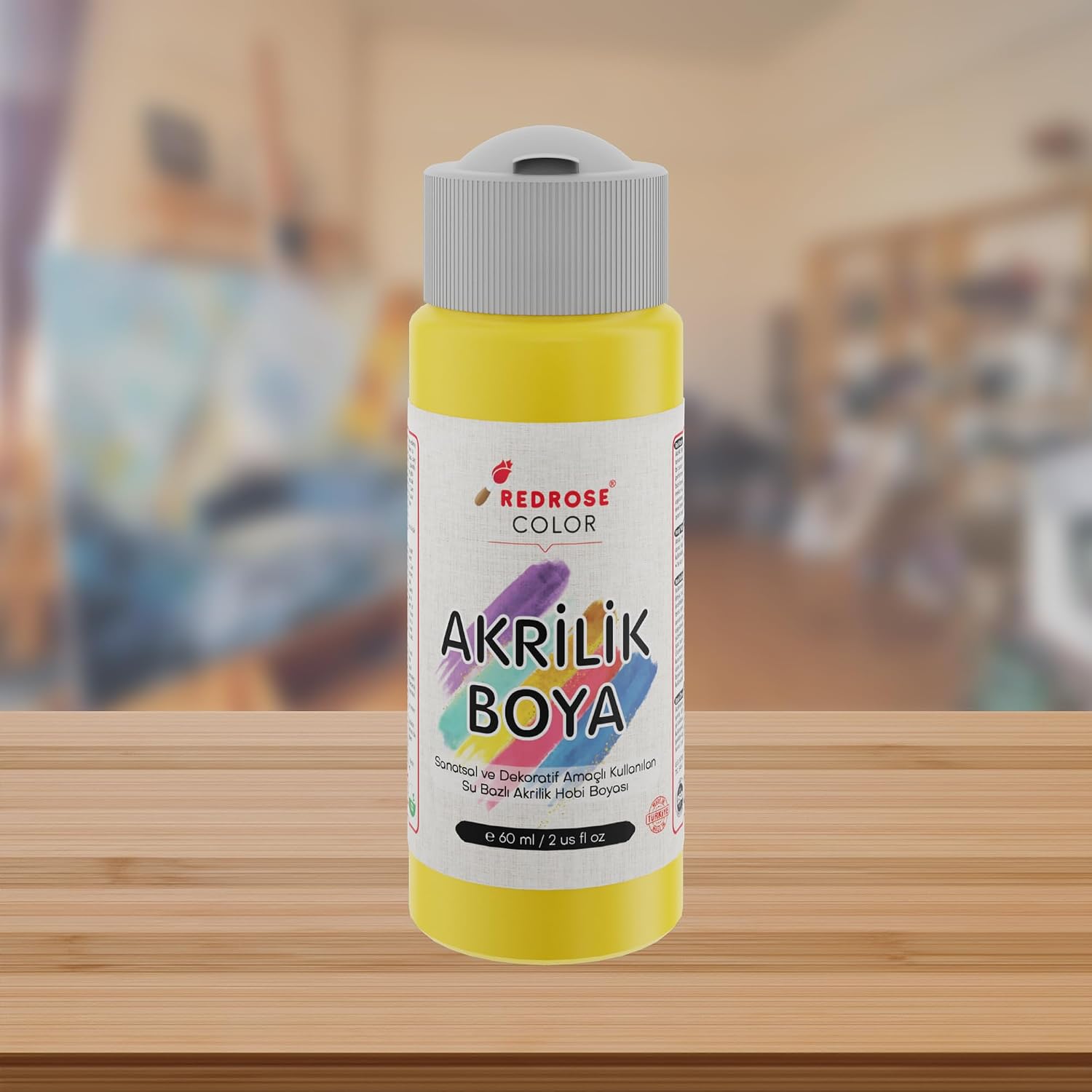 Sarı Akrilik Boya 60ml