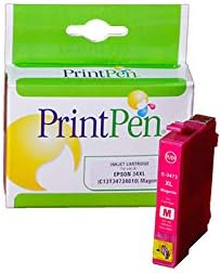 EPSON 34XL (C13T34734010) Macenta Muadil Inkjet Kartuş
