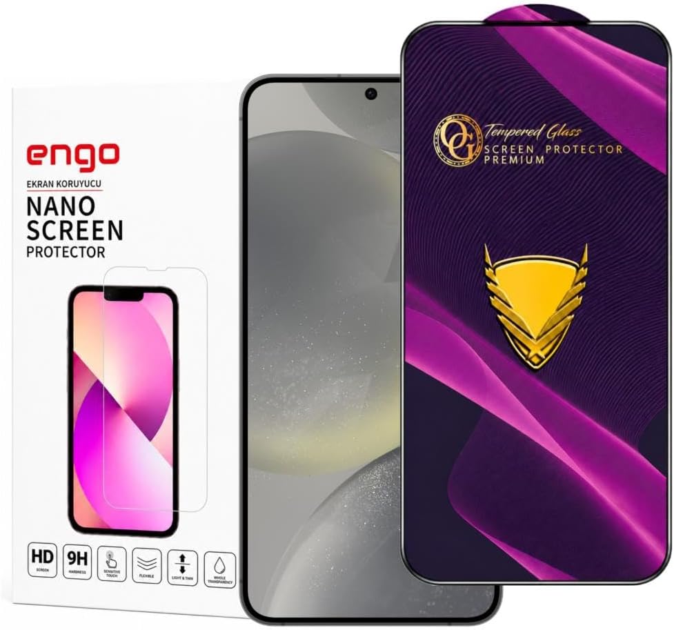 Samsung Galaxy S25 Plus / S24 Plus İle Uyumlu Ekran Koruyucu Antistatik 9h Temperli Kırılmaz Cam, Toz Tutmayan Parmak İzi Önleyici, 5d Tam Kaplayan Esd Koruma, Hd Şeffaf