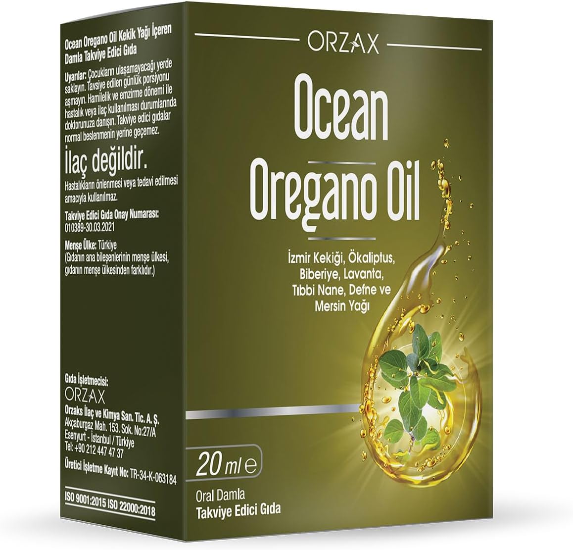 Oregano Oil Damla 20ml