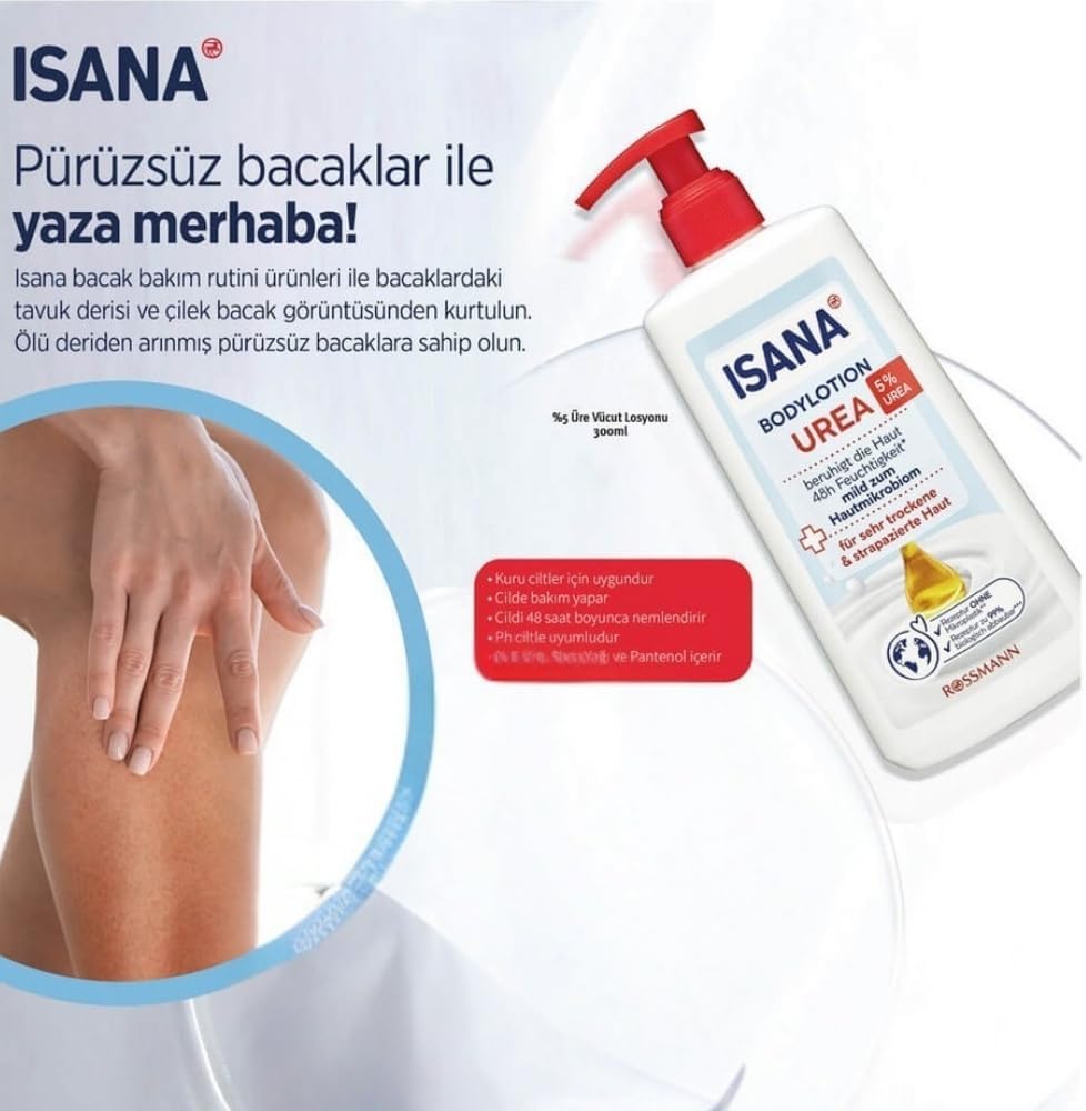 Isana Vücut Losyonu%5 Üre 300 Ml