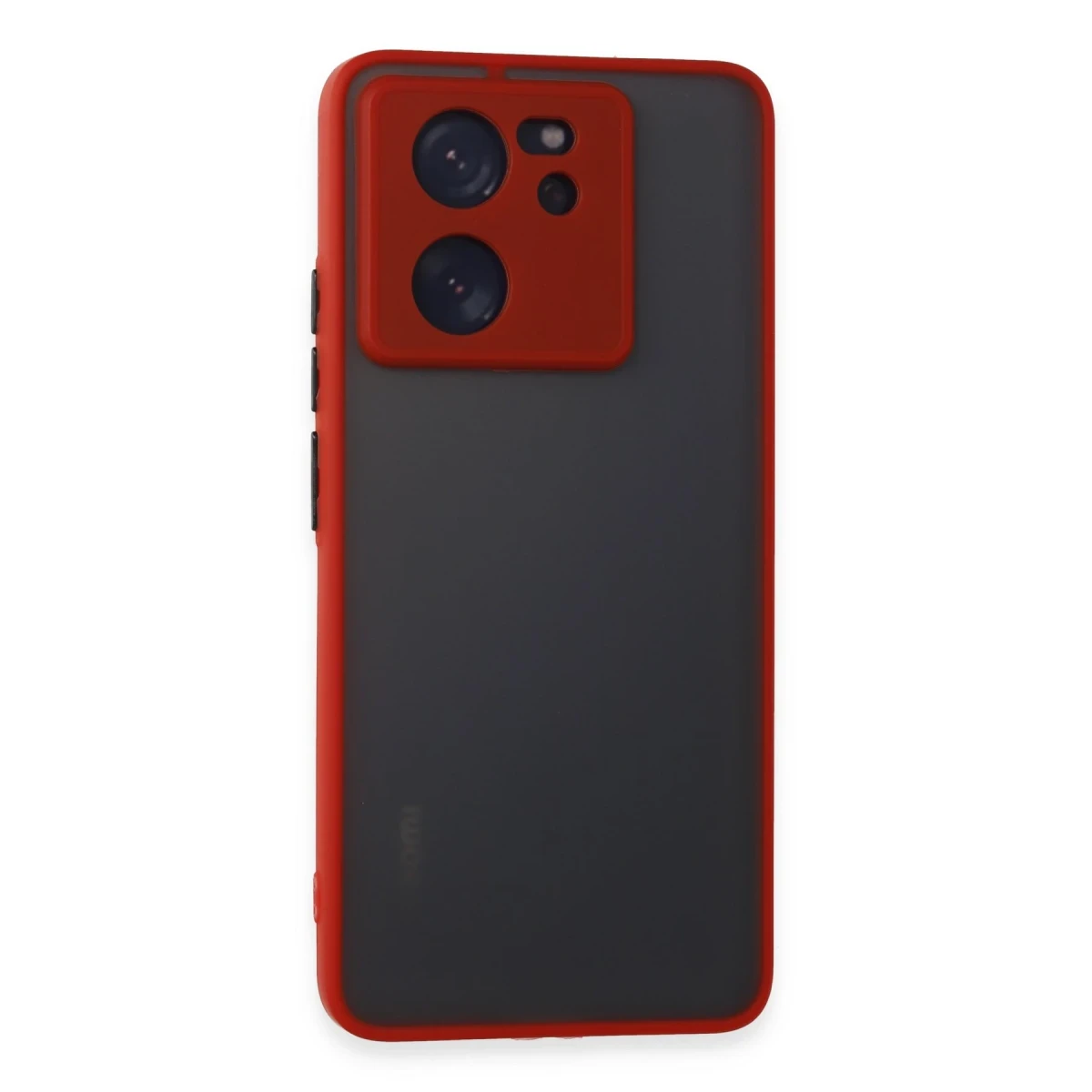 Xiaomi Mi 13T Pro Kılıf Montreal Silikon Kapak - Kırmızı