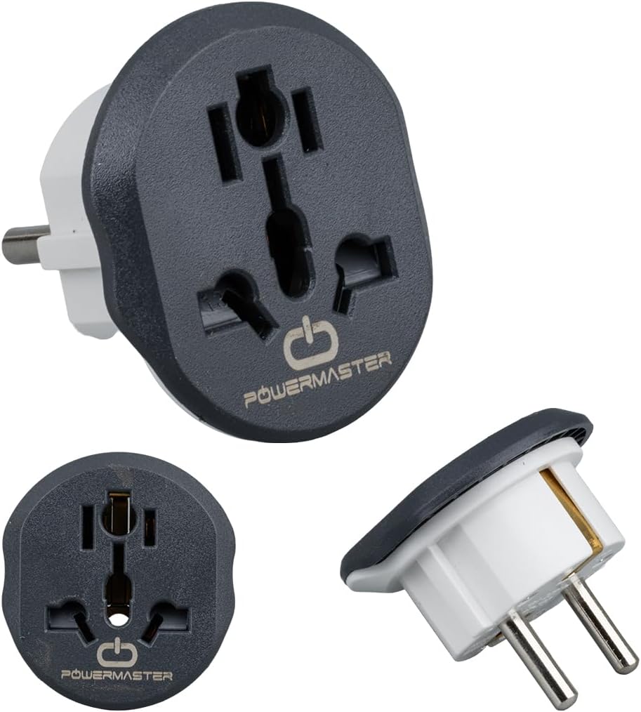 Universal Seyahat Adaptörü - Amerikan, İngiliz Ve Avustralya Fişi Dönüştürücü - 16A 250V Kompakt Tasarım (1 Adet)